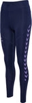 Hummel hmlSTALTIC HW POLY TIGHTS WOMAN MARINE/PAISLEY PURPLE XS