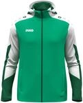 JAKO Kapuzenjacke Dynamic gr&uuml;n/wei&szlig;/dunkelgr&uuml;n 116