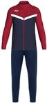 JAKO Polyesteranzug Iconic marine/chili rot S