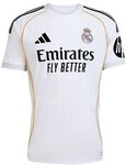 adidas Real Madrid Heimtrikot Erwachsene Saison 2025/2026 wei&szlig;/schwarz/gelb XXXL