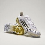 adidas F50 ELITE FG Fussballschuhe wei&szlig;/schwarz/gold 8 (42 EU)