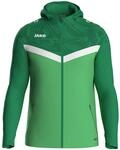 JAKO Kapuzenjacke Iconic , 128, soft green/sportgr&uuml;n