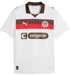 Puma FC St. Pauli Away Jersey Saison 2025/2026 Erwachsene wei&szlig;/braun/rot S