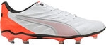 Puma King Pro FG/AG puma white-puma silver-glowing red 44