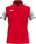 JAKO Polo Dynamic rot/wei&szlig;/dunkelrot 140