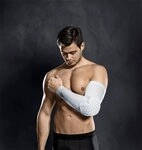 Select Kompressionsbandage Ellenbogen lang v23 weiss L