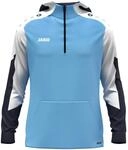 JAKO Zip Hoodie Dynamic skyblue/wei&szlig;/marine S