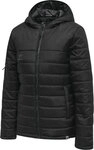 Hummel hmlNORTH QUILTED HOOD JACKET WOMAN - BLACK/ASPHALT - M