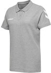 Hummel HMLGO COTTON POLO WOMAN - GREY MELANGE - XS
