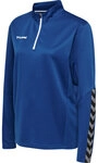 Hummel hmlAUTHENTIC HALF ZIP SWEATSHIRT WOMAN - TRUE BLUE - M