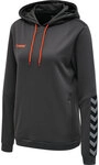Hummel hmlAUTHENTIC POLY HOODIE WOMAN - ASPHALT - XL