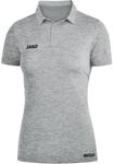 JAKO Polo Premium Basics 38 Hellgrau Meliert