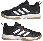 adidas Ligra 7 Kinder Indoor Schuh Core Black / Cloud White / Core Black 36