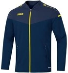 JAKO Pr&auml;sentationsjacke Champ 2.0 164 Marine/Darkblue/Neongelb