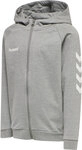 Hummel HMLGO KIDS COTTON ZIP HOODIE - GREY MELANGE - 116