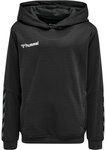 Hummel hmlAUTHENTIC KIDS POLY HOODIE - BLACK/WHITE - 116