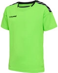 Hummel hmlAUTHENTIC KIDS POLY JERSEY S/S - GREEN GECKO - 140