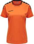 Hummel hmlAUTHENTIC POLY JERSEY WOMAN S/S - TANGERINE - XS