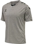 Hummel hmlCORE XK POLY JERSEY S/S - GREY MELANGE - M