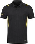 JAKO Polo Challenge 3XL Schwarz Meliert/Citro