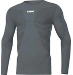 JAKO Longsleeve Comfort 2.0 XXS Steingrau