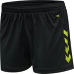 Hummel hmlCORE XK POLY SHORTS WOMAN - BLACK/LIME POPSICLE - XS