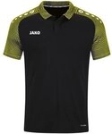 JAKO Polo Performance L Schwarz/Soft Yellow