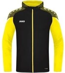 JAKO Kapuzenjacke Performance 44 Schwarz/Soft Yellow
