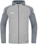 JAKO Kapuzenjacke Performance 128 Soft Grey/Steingrau