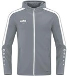 Jako Kapuzenjacke Power steingrau 128