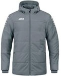 JAKO Coachjacke Team mit Kapuze 3XL Steingrau