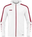 Jako Kapuzenjacke Power wei&szlig;/rot S