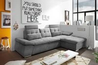 ED Exciting Design Nalo &ndash; Modernes Schlafsofa mit Bettkasten, verstellbaren