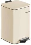 M&uuml;lleimer 20 Liter aus Stahl sandbeige