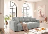 Schlafsofa Bullet von ED Exciting Design &ndash; Komfortables Mikrofaser-Sofa mit