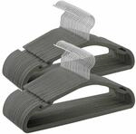 Kleiderb&uuml;gel 50er Set 43 x 21 cm grau
