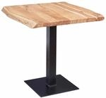 Esstisch Baumkante 80 x 75 x 75 cm Akazie Massivholz Esszimmertisch