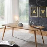 Esszimmertisch REPA 180 x 80 x 76 cm Sheesham rustikal Massiv-Holz