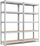 Lagerregale 2er Set Silber