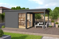 Lasita Maja 41269, Lasita Maja Domeo 2 Gartenhaus Blockhaus mit...