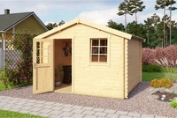 Lasita Maja 2837600, Lasita Maja Wels 3 Holz-Gartenhaus Blockhaus 28mm, 300x300,