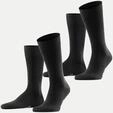 Falke Socken 2er-Pack Schwarz 39-42