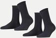Falke Socken 2er-Pack Happy Schwarz 35-38