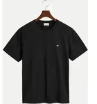 T-Shirt mit Logostickerei Schwarz S