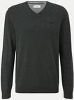 s.Oliver RED LABEL Strickpullover mit V-Ausschnitt Grau S