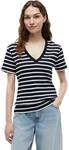 Tommy Hilfiger T-Shirt mit V-Ausschnitt Blau S