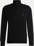 BOSS Orange Sweatshirt Kanobix mit Troyerkragen Schwarz M