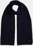 Tommy Hilfiger Strickschal mit Kaschmir-Anteil Blau 