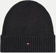 Tommy Hilfiger Beanie mit Logo-Stickerei Schwarz 