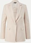 Comma Taillierter Blazer Beige 34